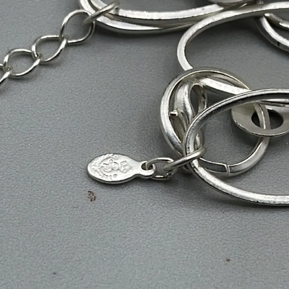 Silver double chain necklace by Premier Designs